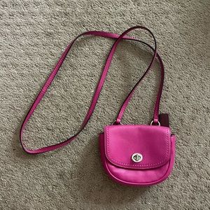 Small Pink Coach Crossbody Bag